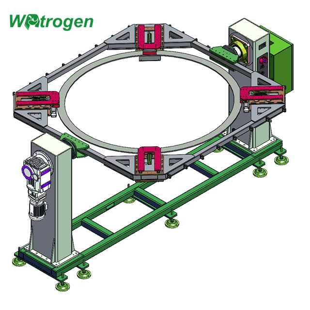 Electrode frame turnover patch turnover machine for electrolytic cell